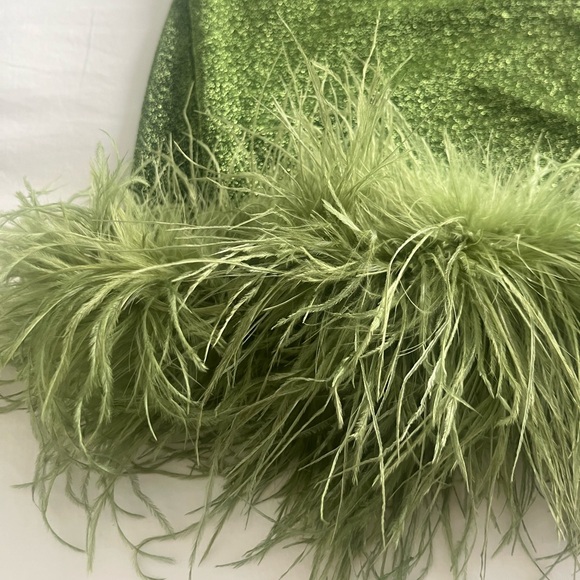 Oséree Lumière Plumage lurex minidress - Picture 6 of 15